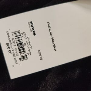 Black velvet dress by Nine west. XS